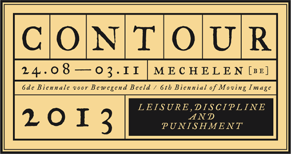 Contour 2013: 6th Biennial for the Moving Image — Saturday 24 August 2013 to Sunday 3 November 2013.
